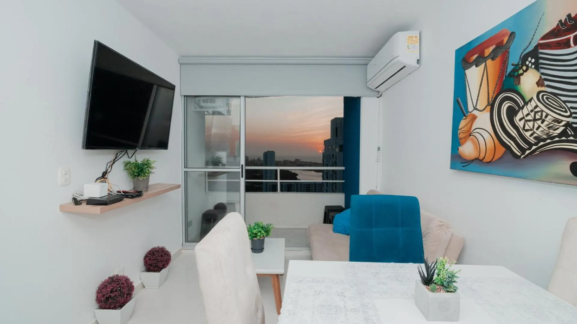 شقة Apartamento El Colibri Cartagena En Torre Primi كولومبيا